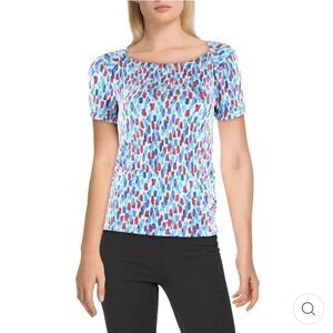 NWT Anne Klein Sport Paintbrush T-shirt